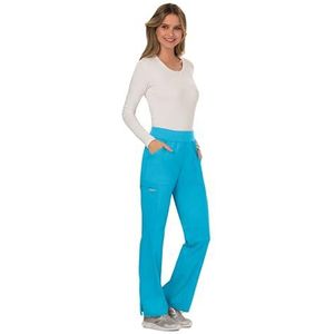 Cherokee - Uniform, pull on broek voor dames, revolution, maat S, turquoise, 18358