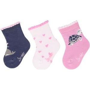 Sterntaler Meisjessokken (verpakking van 3), blauw, 18 EU