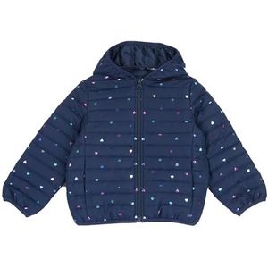 Chicco Jas voor meisjes, Blauw bedrukt, 6 Maanden