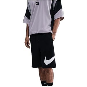 Nike - Club - Sportbroek - Zwart/Wit - Loosefit - Knielengte