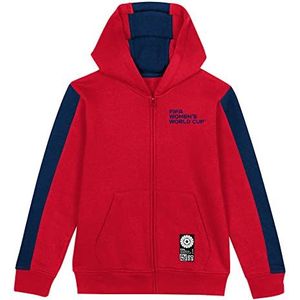 FIFA Unisex officiële 2023 vrouwen voetbal World Cup jeugd team rits hoodie, Noorwegen Hooded Sweatshirt (pak van 1)