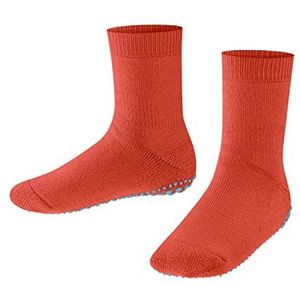 FALKE Uniseks-kind Stopper sokken Catspads K HP Katoen Wol Noppen op de zool 1 Paar, Rood (Tangerine 8911), 35-38