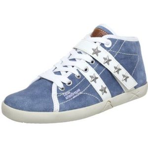 s.Oliver Casual 5-5-25201-20 Damessneakers, Blauw denim 802, 41 EU