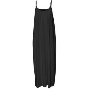 VERO MODA Dames VMLUNA Singlet Enkle Dress NOOS Jurk, Zwart, XL, zwart, XL