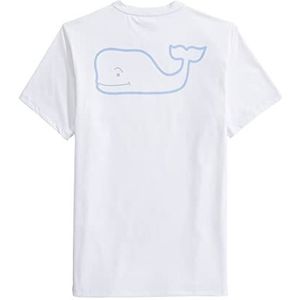 Vineyard Vines Heren T-shirt met korte mouwen Harbor Performance T-shirt, witte pet, XS