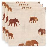 Jollein 537-848-66029 Burp Cloths/Mouthcloths Hydrofiel Savannah Beige Pack of 3 (31 x 31 cm)