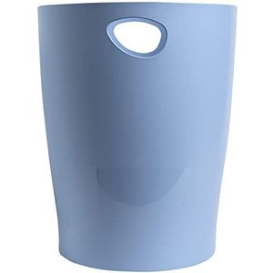 Exacompta - Ref. 45309D - 1 papiermand met handvaten ECOBIN BeeBlue in PP - grote inhoud 15 liter - afmetingen 26,3 x 26,3 x 33,5 cm - Voor kantoor of thuis - kleur: lichtblauw