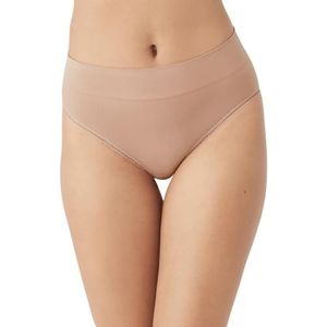 Wacoal Women's Feeling Flexible Seamless Hi Cut Panty, Roebuck, 2X- Large