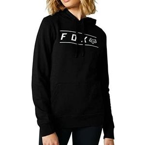 Fox Racing Dames Pinnacle Pullover Fleece Hooded Sweatshirt, Zwart, L