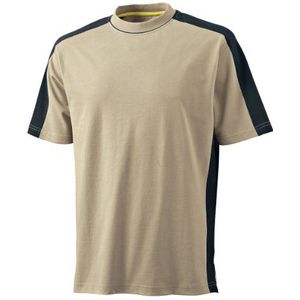 Deltaplus MSTM5BEXG Mach Spirit T-shirt 100% katoen, beige-zwart, maat XL