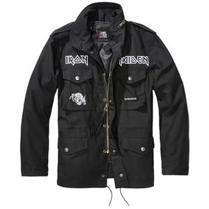 Brandit - Uniseks Jas - Zwart - Klassieke Amerikaanse Militaire Jas - Waterdicht