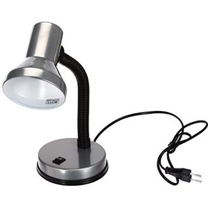 BRILLIANT lamp Junior tafellamp titanium | 1x R80, E27, 40W, geschikt voor reflectorlampen (niet inbegrepen) | Schaal A ++ tot E | Met tuimelschakelaar