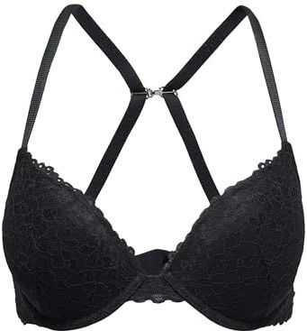 Onldelicate Lace Push-Up Bra Acc, zwart, M