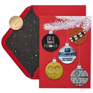 Papyrus Holiday Boxed Cards, Star Wars Ornament, 8-Count