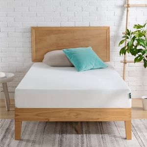 Zinus Conventioneel bedmatras, traagschuim, wit, 90 x 190 cm