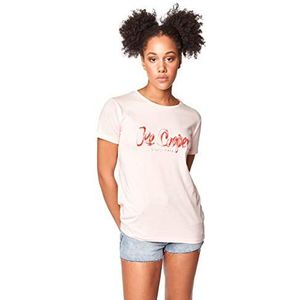 Lee Cooper T-shirt voor dames met Summer Logo, roze, M