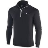 Black Crevice - Skirolli Zipper Shirt - Zwart - Heren