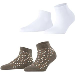 ESPRIT - Dames Sokken - Veelkleurig - Eclipse Dots - Multipack van 2 paar