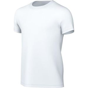 Nike Uniseks-Kind Short Sleeve Top Y Nk Park20 Ss Tee, Wit/Zwart, CZ0909-100, XS