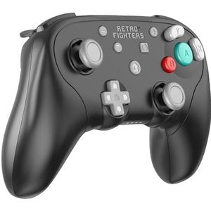 Retro Fighters - BattlerGC - Draadloze Controller - Zwart - Compatibel met GameCube, Switch en PC