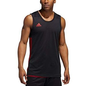 adidas Mens Jersey (Sleeveless) 3G Speed Reversible Tricot, Black/Powred, DY6588, L EU