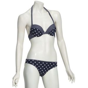 Tommy Hilfiger DOT WIRED 1H81115718 damesbadmode/bikini's, maat 38, blauw (CORE NAVY 475), blauw (Core Navy), 38