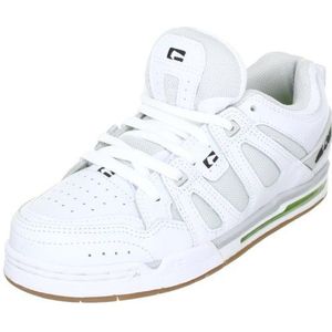 Globe Optie GBOPTION Unisex - Sportieve sneakers voor volwassenen, Wit Wit Zwart 11007, 44.5 EU