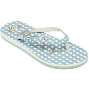 Roxy Pebbles sandalen voor meisjes, Blue Plaid Wit, 31 EU