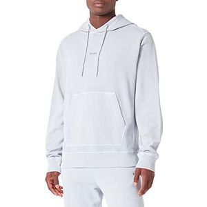 BOSS Heren Wefadehoodie sweatshirt, licht/pastelgrijs 50, M, Light/pastel Grey50, M