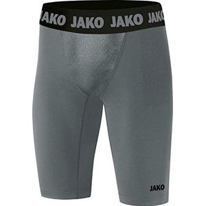 JAKO - Korte Panty'S Compressie 2.0, Uniseks-Volwassene, Steengrijs, M