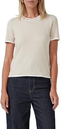 Gebreide Pullover - Korte Mouwen - Viscosemix