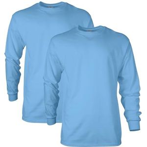 GILDAN Herenhemd (2 pak), Carolina blauw, L