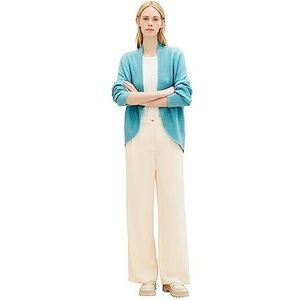 TOM TAILOR Basic cardigan voor dames, 33158-summer teal melange, XXL