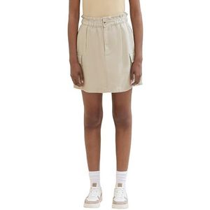 TOM TAILOR Denim Mini-rok voor dames, 10479 - beige grijs, S