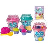 Simba 107110554 - Emmergarnituur Cupcake, 12-delig, 16 cm hoog, 2 verschillende kleuren mogelijk