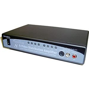 Cablematic - S-Video / Audio-distributeur (1 MiniDIN4 / RCA tot 8 MiniDIN4 / RCA)