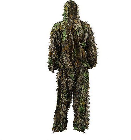 Zicac - 3D Ghillie Camouflagepak - Groen - Woodland - Jachtkleding