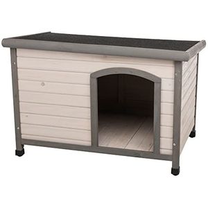 Trixie (TRIBM) Natura Hondenkennel met platte dak, 104 X 72 X 68 cm, grijs