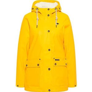 Schmuddelwedda Regenjas met teddyvoering dames 34318610, zonnegeel, S