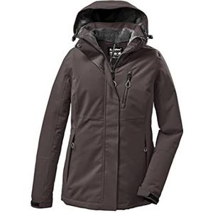 killtec Women's Functioneel jack/outdoorjack met afritsbare capuchon KOW 140 WMN JCKT, storm blue, 48, 37411-000