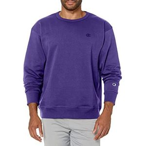 Champion Heren Powerblend Pullover Sweatshirt, Paars, XL