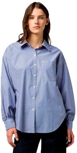 Wrangler Coole meisjesblouse, Dusty Blue., L