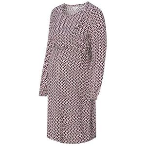 ESPRIT Maternity Dress Woven Nursing Long Sleeve Allover Print, gebroken wit - 103, 40