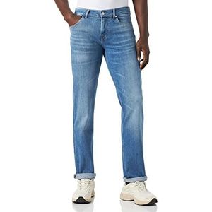 7 For All Mankind Tek Jeans voor heren, standaard stretch, lichtblauw, 38
