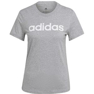 adidas Essentials Slim Logo T-shirt voor dames, korte mouwen, 1 stuk