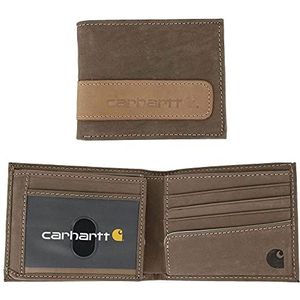 Carhartt Tweekleurige Billfold Wing Wallet portemonnee 61-2204BRN, bruin, 61-2204