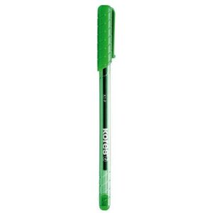 Kores Wegwerp-balpen K-Pen K1, F, 12 stuks, groen
