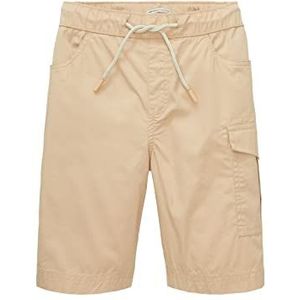 TOM TAILOR Cargoshorts voor jongens en kinderen, loose fit, 22201 - Cream Toffee, 146 cm