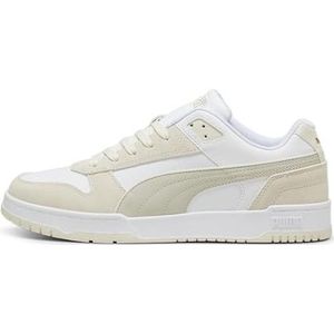 PUMA Unisex Rbd Game Low Sd Sneaker, Puma Witte Woestijnstof Alpine Sneeuw, 42 EU