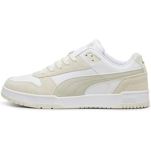 PUMA Unisex Rbd Game Low Sd Sneaker, Puma Witte Woestijnstof Alpine Sneeuw, 42 EU